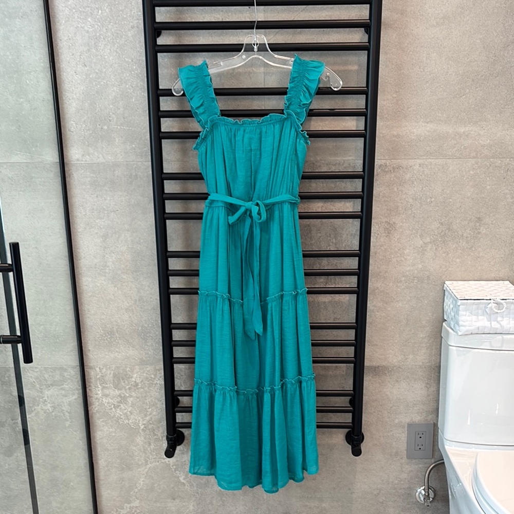 Luxology Turquoise Sleeveless Dress
